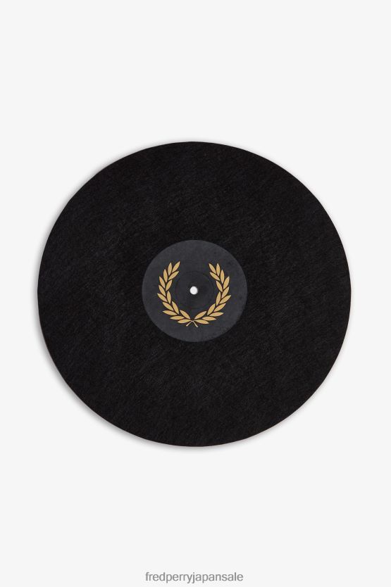 ビニール製スリップマット ユニセックス Fred Perry 黒 F0R402101 アクセサリー