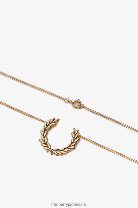 月桂冠ネックレス ユニセックス Fred Perry 金 F0R402110 アクセサリー
