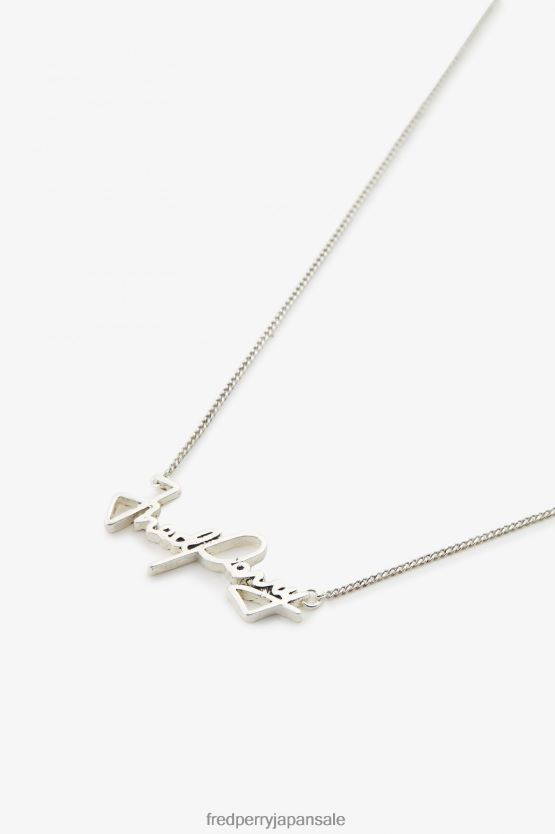 ネックレス ユニセックス Fred Perry メタリックシルバー F0R402111 アクセサリー