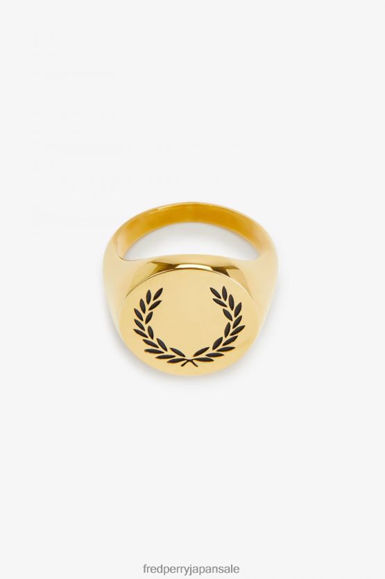 月桂冠リング ユニセックス Fred Perry 金 F0R402114 アクセサリー