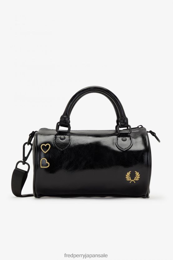 ミニバレルバッグ 女性 Fred Perry 黒 F0R402153 アクセサリー