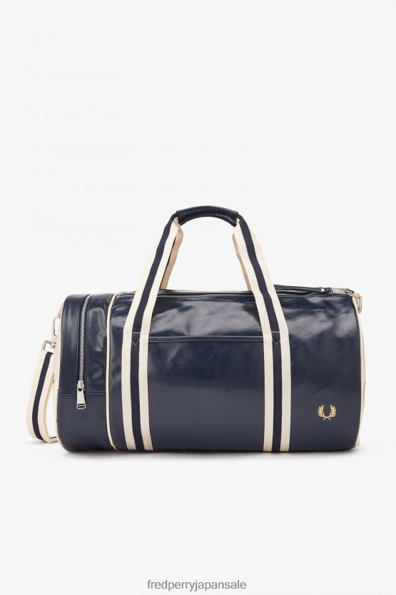 クラシックなバレルバッグ 女性 Fred Perry ネイビー/エクリュ F0R402170 アクセサリー