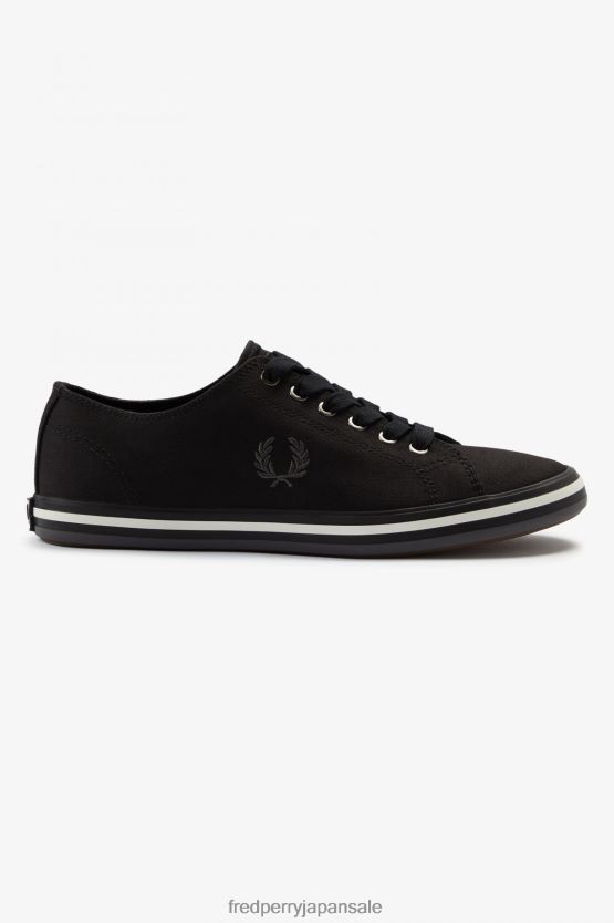 キングストン 男性 Fred Perry ブラック/ガンメタル F0R402211 履物