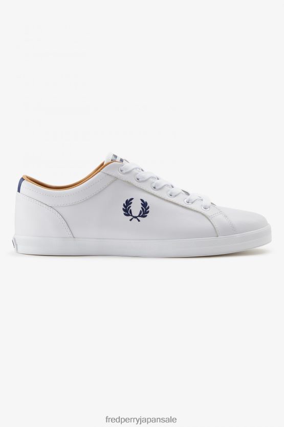 ベースライン 男性 Fred Perry 白 F0R402214 履物