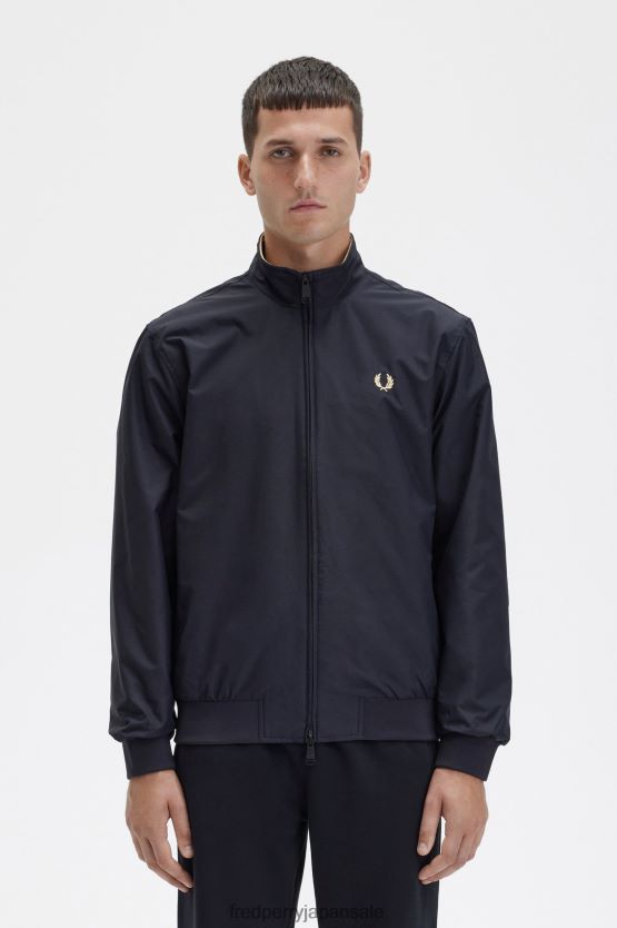 ブレンサムジャケット 男性 Fred Perry 黒 F0R402236 衣類