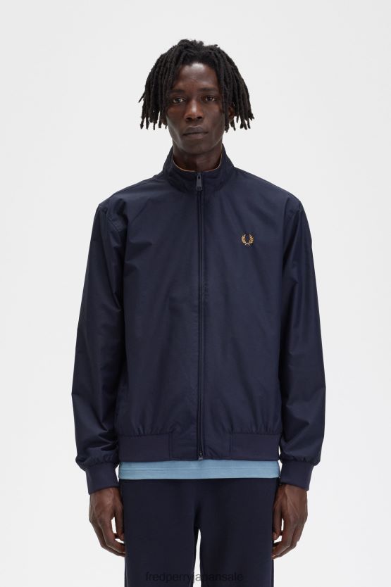 ブレンサムジャケット 男性 Fred Perry 海軍 F0R402237 衣類