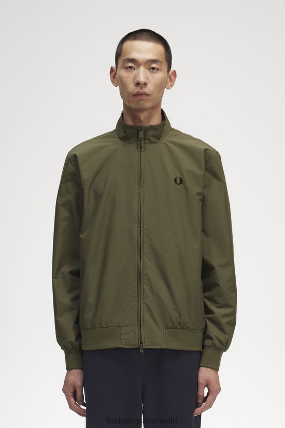 ブレンサムジャケット 男性 Fred Perry ユニフォームグリーン F0R402241 衣類