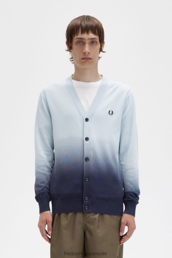 オンブルカーディガン 男性 Fred Perry 軽い氷 F0R402441 衣類