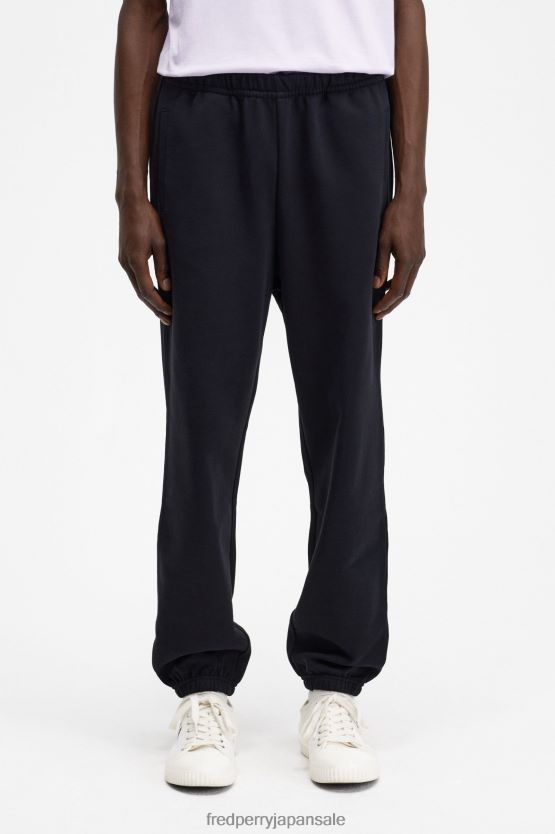 ポケットディテール スウェットパンツ 男性 Fred Perry 黒 F0R40255 衣類