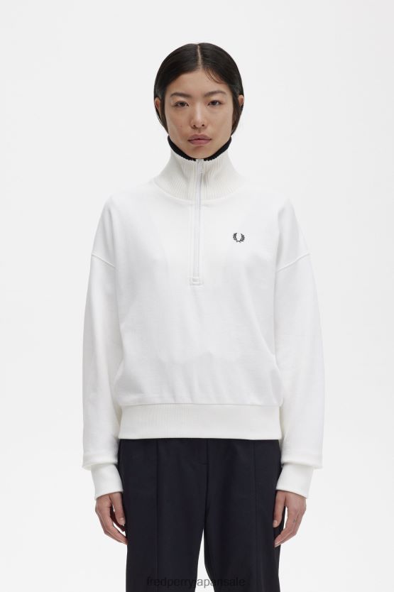 ニットトリムスウェットシャツ 女性 Fred Perry 白雪姫 F0R402647 衣類