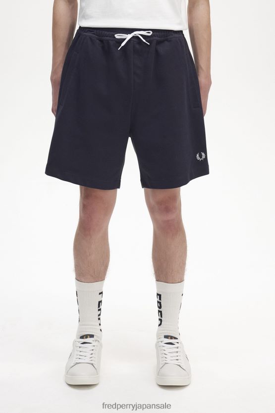 逆トリコットショート 男性 Fred Perry 海軍 F0R40265 衣類