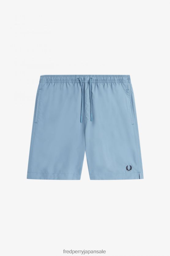 クラシックな水着 男性 Fred Perry アッシュブルー F0R40266 衣類