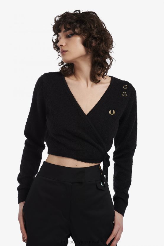 ラップカーディガン 女性 Fred Perry 色調のヒョウ F0R402681 衣類