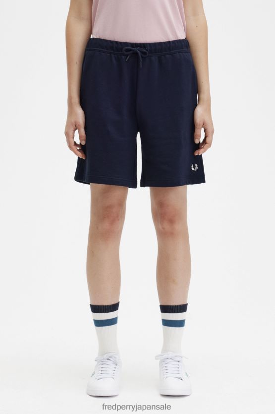 短い汗をかく 女性 Fred Perry 海軍 F0R402695 衣類