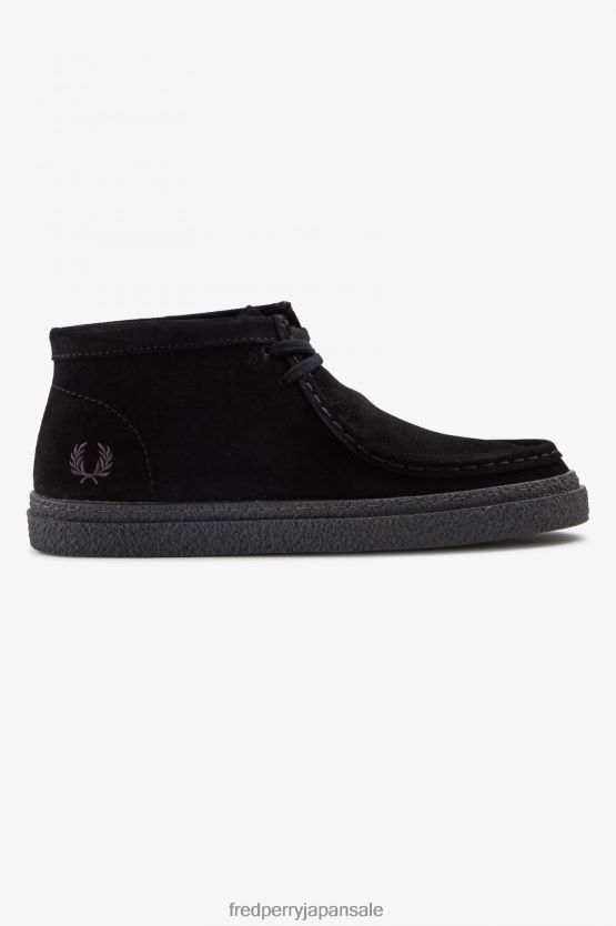 ドーソンミッド 女性 Fred Perry 黒 F0R402697 履物