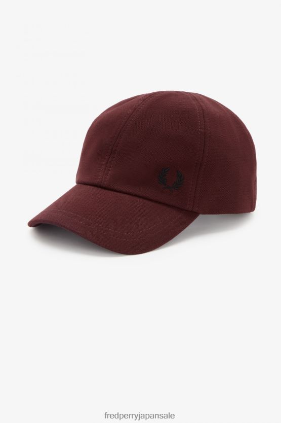 クラシックピケキャップ ユニセックス Fred Perry 牛の血 F0R40272 アクセサリー