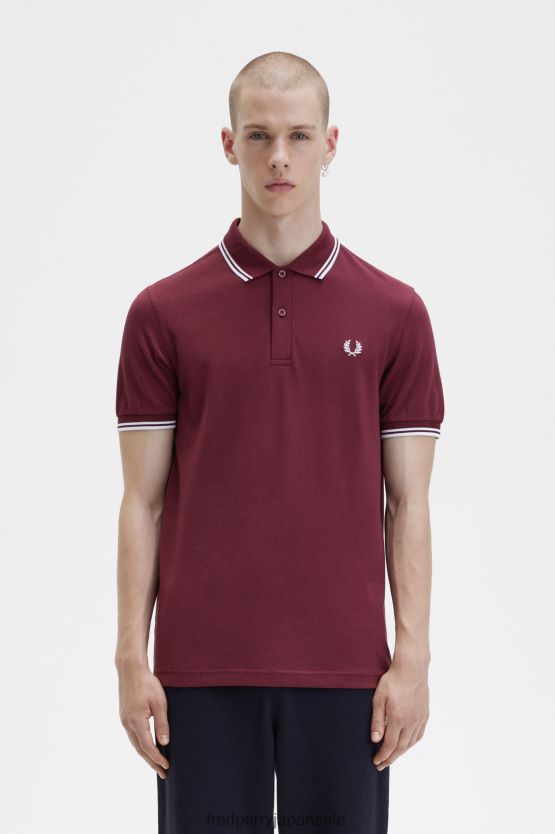 M3600 2 シャツ 男性 Fred Perry ポート/白 F0R402295 衣類