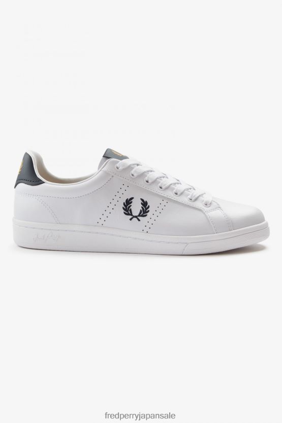 b721 男性 Fred Perry 白 F0R402218 履物