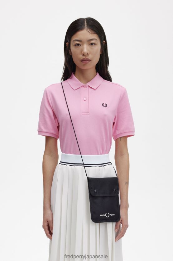 g6000 女性 Fred Perry 明るいピンク/ブラック F0R402633 衣類
