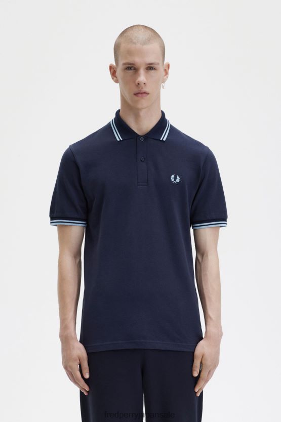 m12 男性 Fred Perry ネイビー/アイス F0R402300 衣類