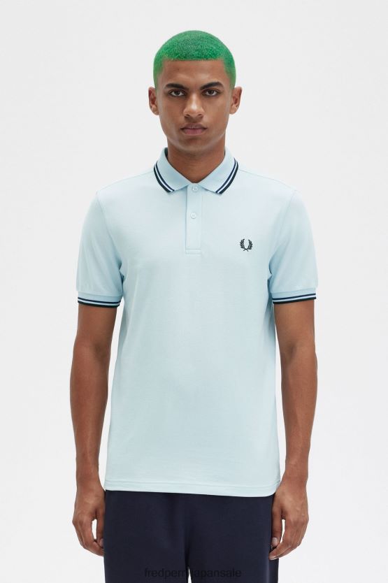 m3600 シャツ1枚 男性 Fred Perry ライトアイス/フレンチネイビー/ブラック F0R402269 衣類