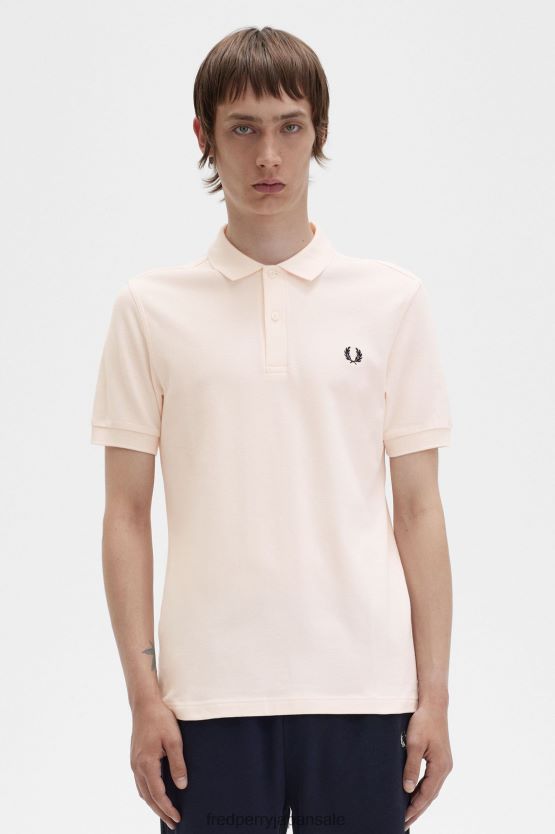 m6000 男性 Fred Perry シルキーピーチ/ブラック F0R402270 衣類