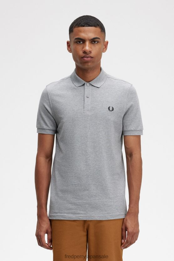 m6000 男性 Fred Perry スチールマール/ブラック F0R402346 衣類
