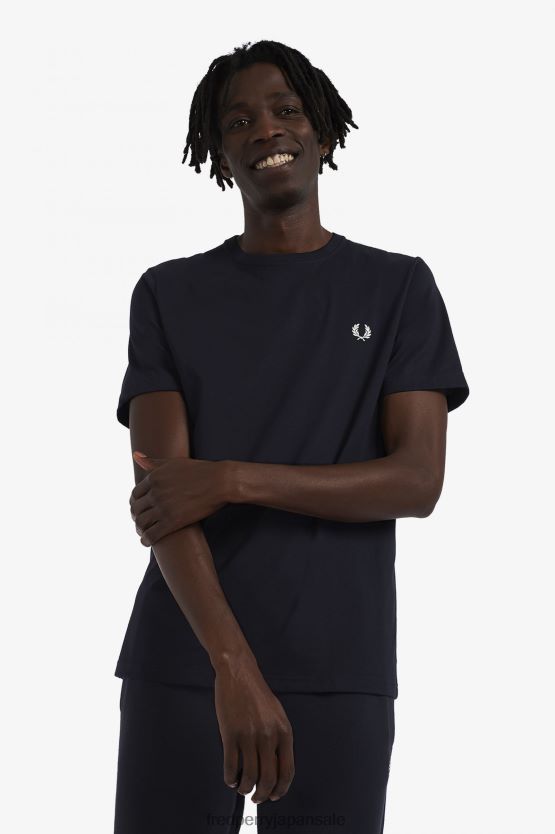 クルーネックTシャツ 男性 Fred Perry 海軍 F0R402547 衣類